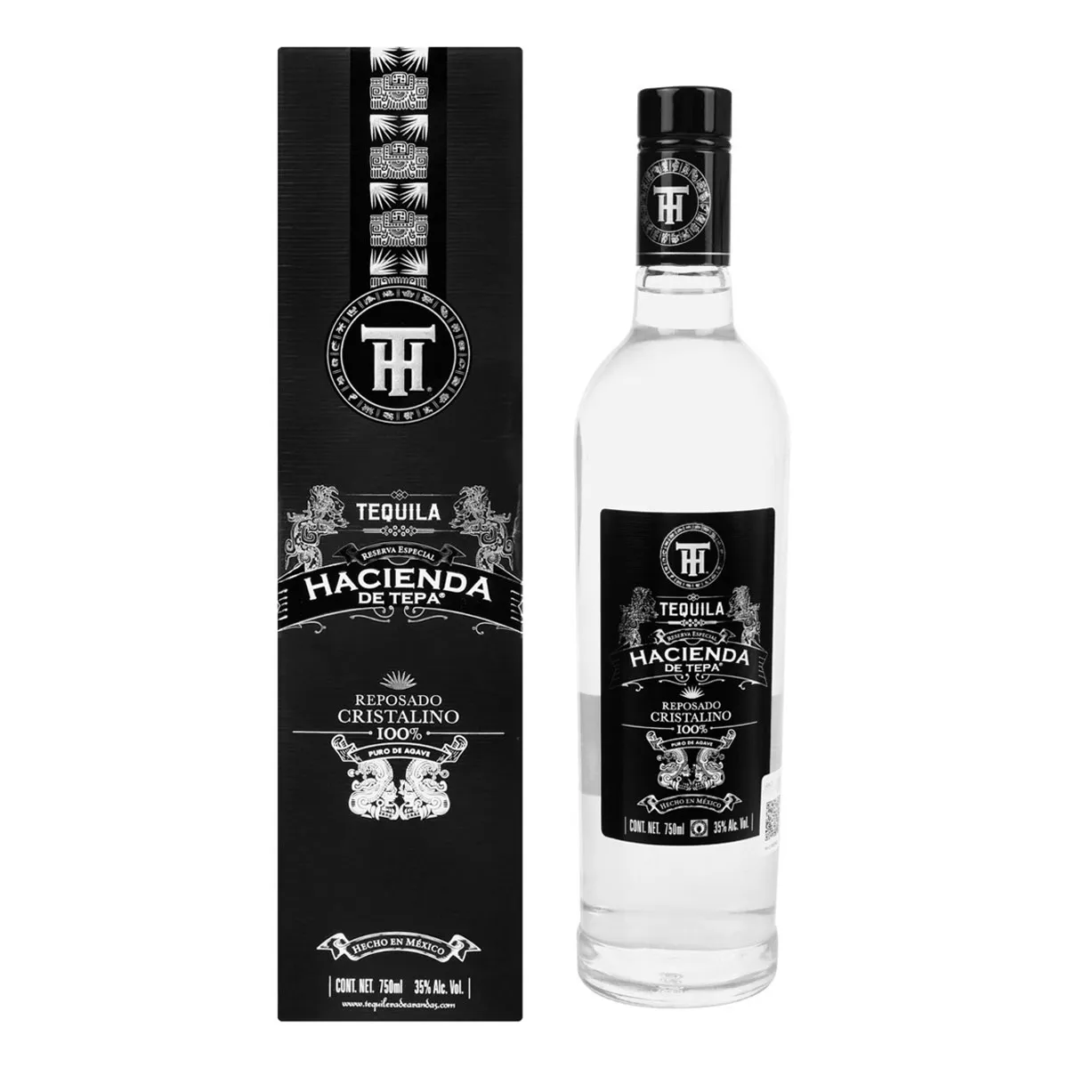 Tequila Hacienda Tepa Cristalino 750 ml